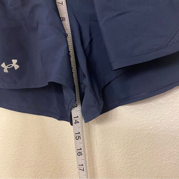 Under Armour Women’s UA Fly-by 2.0 Shorts lined running XL NEW - Picture 7 of 11